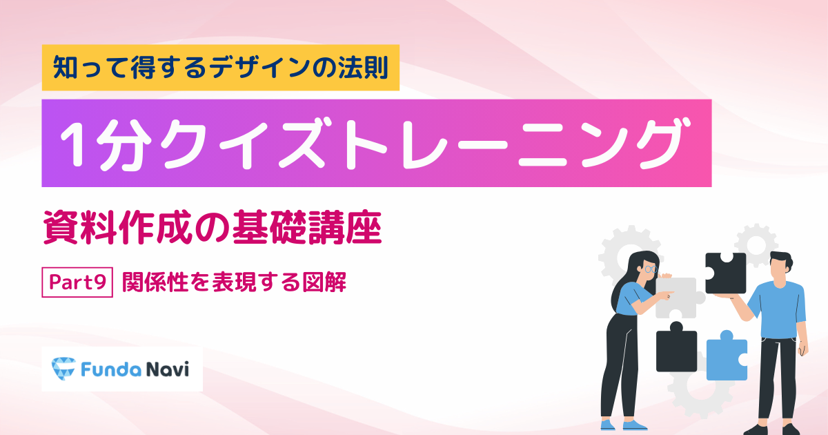 【資料作成の基礎】図解作成の基本②関係性を表現する図解